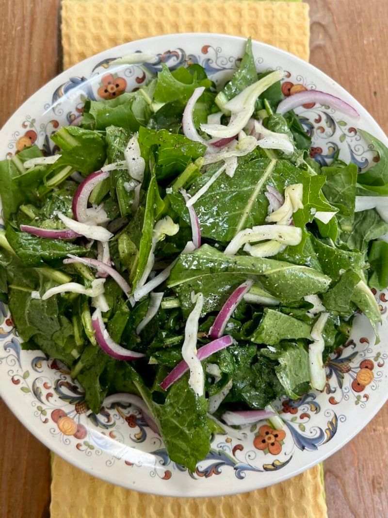 Leaves offer a more ordinary vegetable payoff