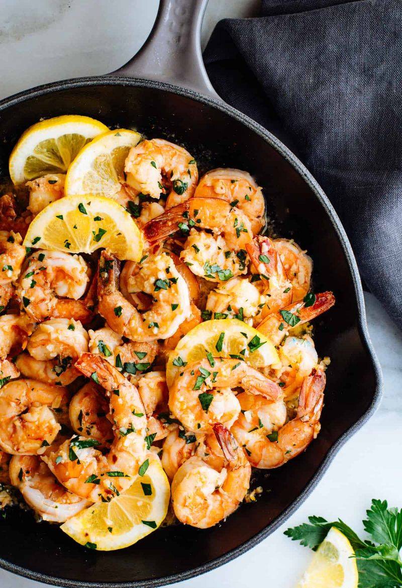 Shrimp Scampi Skillet