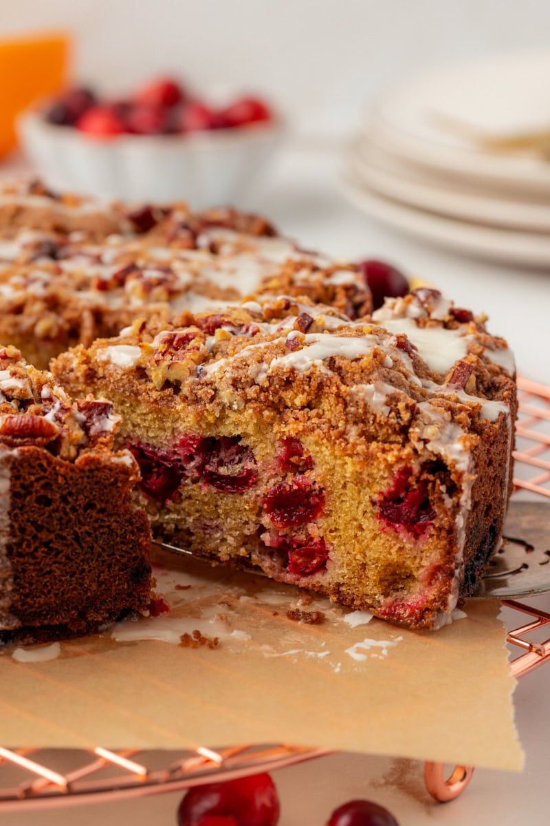 Cranberry Walnut Coffee Cake