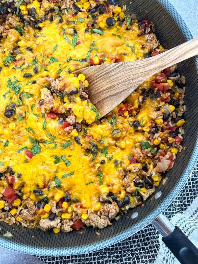 Ground Turkey Taco Skillet