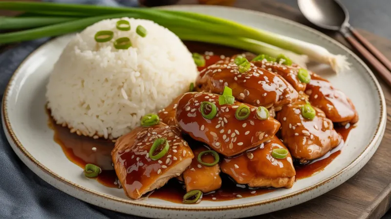 Panda Express: Grilled Teriyaki Chicken With Super Greens