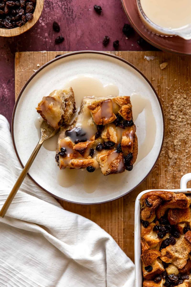 Bread Pudding with Raisins