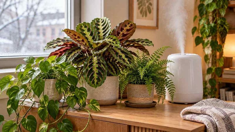 Grouping plants is a low-cost first humidity step