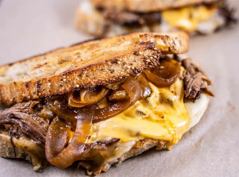 Nebraska – Runza-Style Grilled Cheese