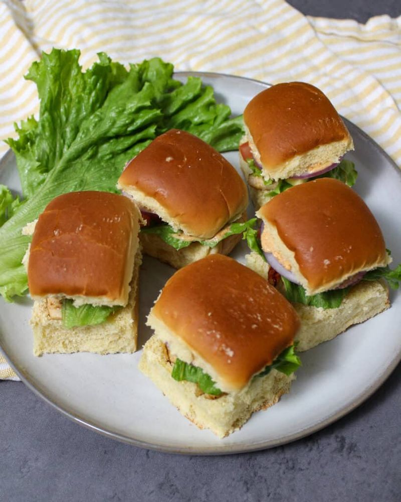 Chicken Salad on Soft Rolls