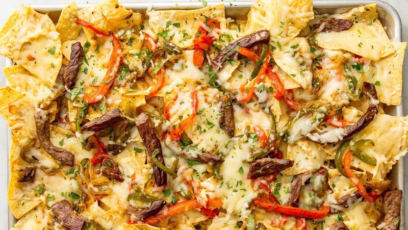 Philly Cheesesteak Nachos