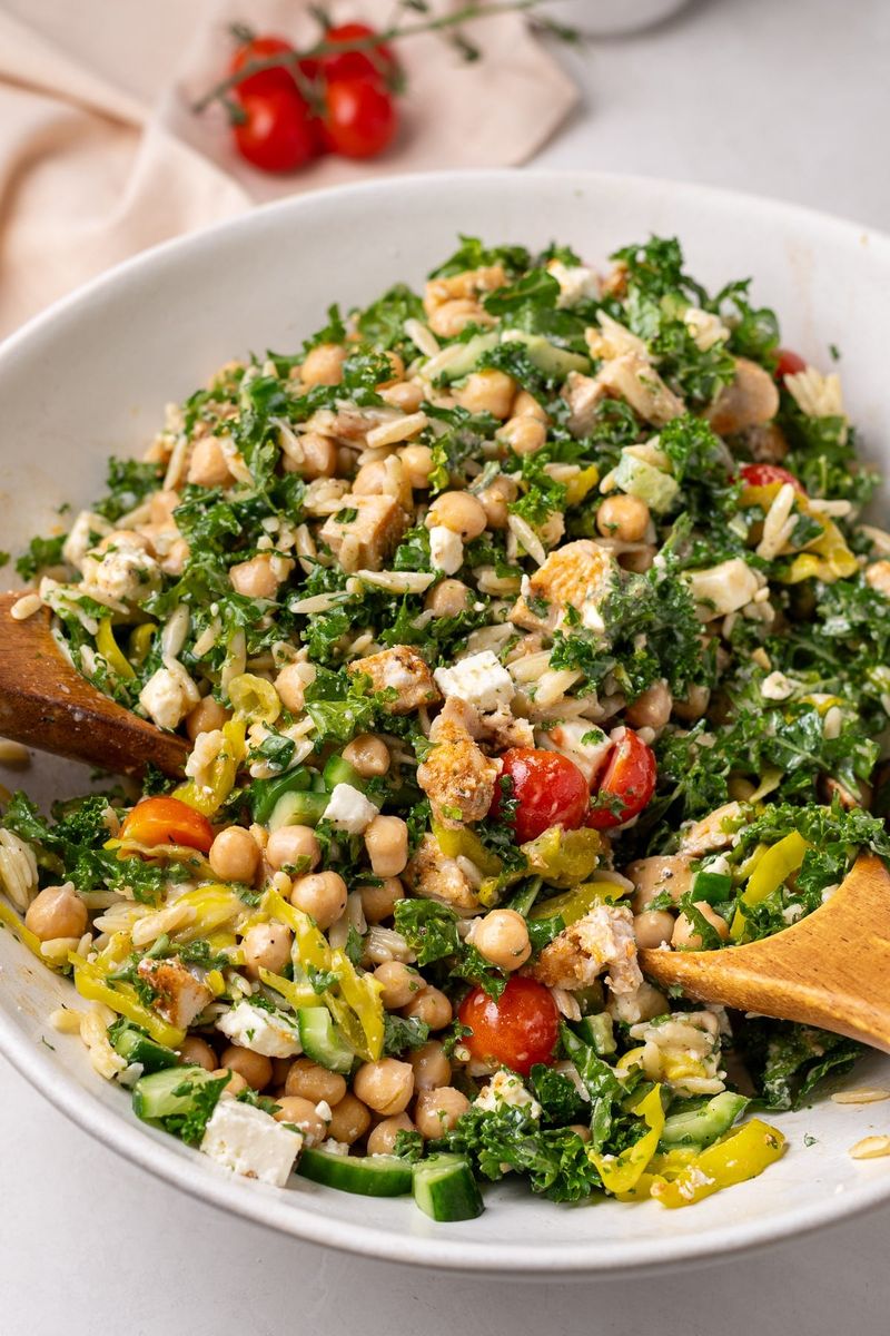 Chickpea and Dark Leafy Green Salad