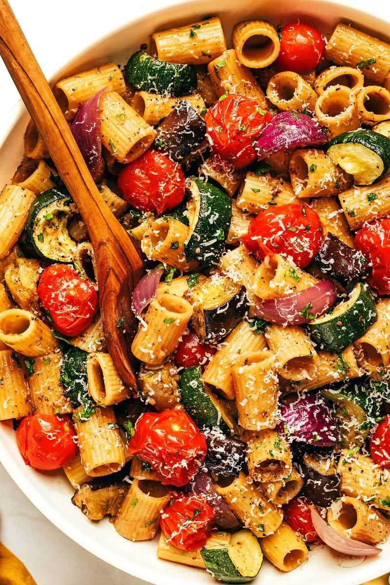 Roasted Vegetable Pasta Salad
