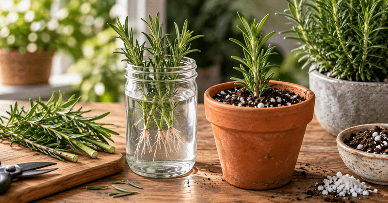Maintain humidity without soaking the cuttings