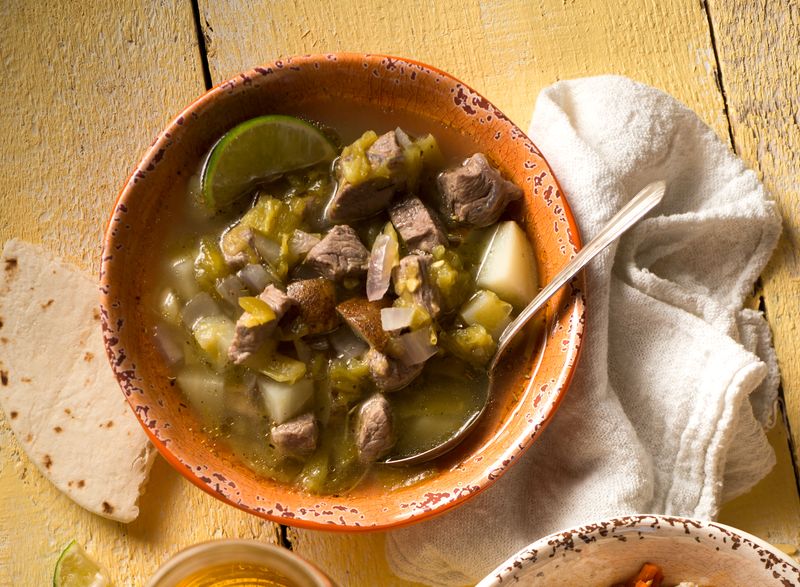 New Mexico green chile stew
