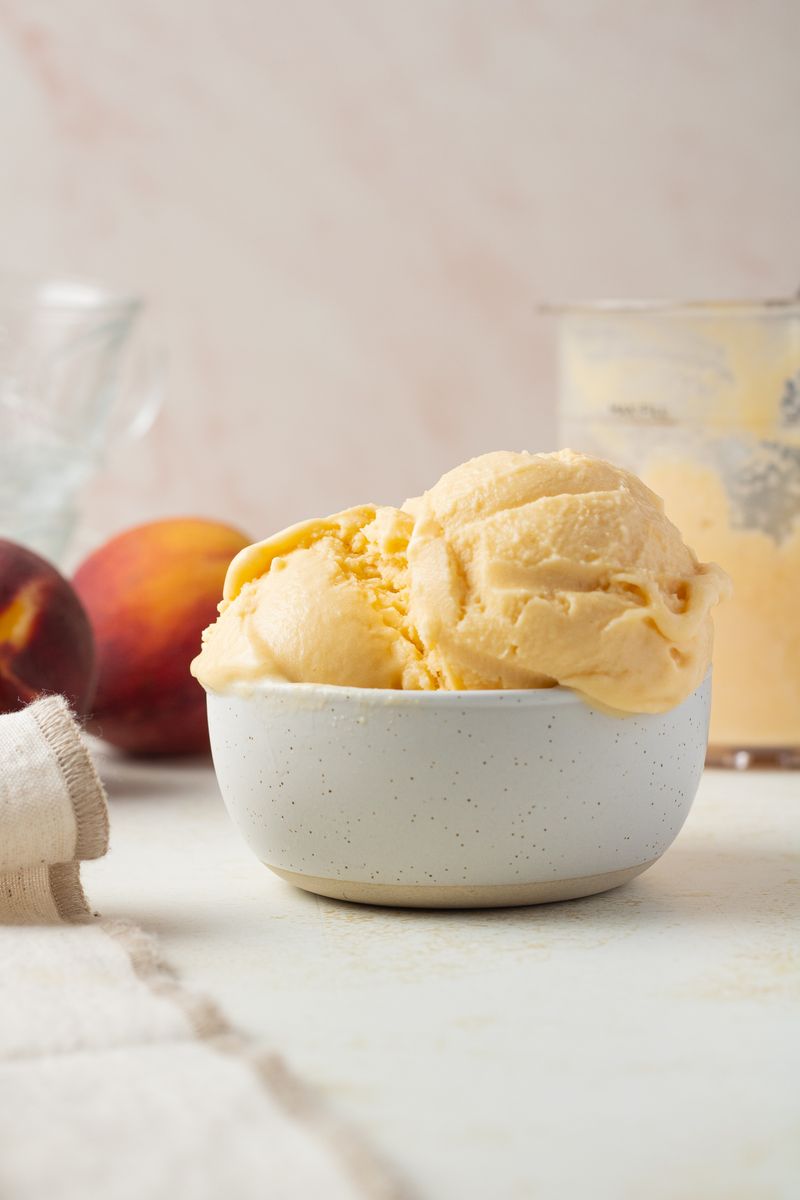 Peach n' Cream Ice Cream