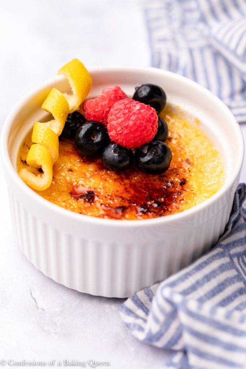 Lemon Creme Brulee