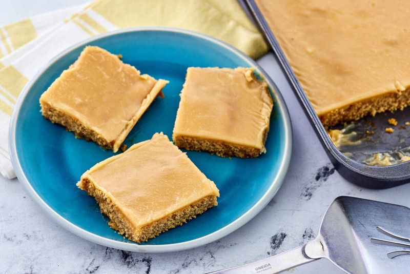 Texas Sheet Cake with Peanut Butter Frosting