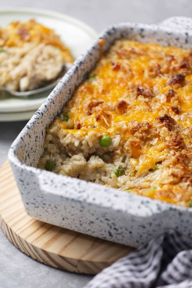 Vintage Tuna Rice Casserole (No Canned Soup!)