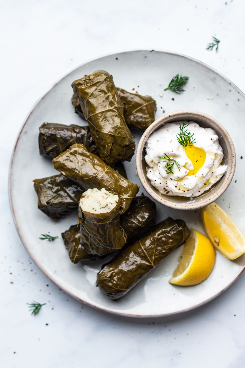 Dolmades (Stuffed Grape Leaves)