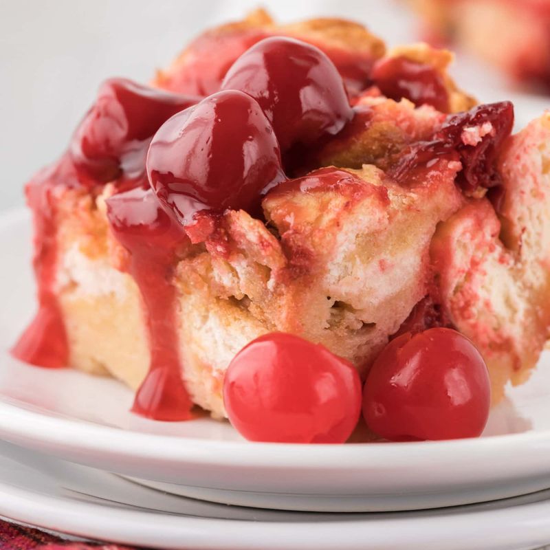 Cherry Bread Pudding