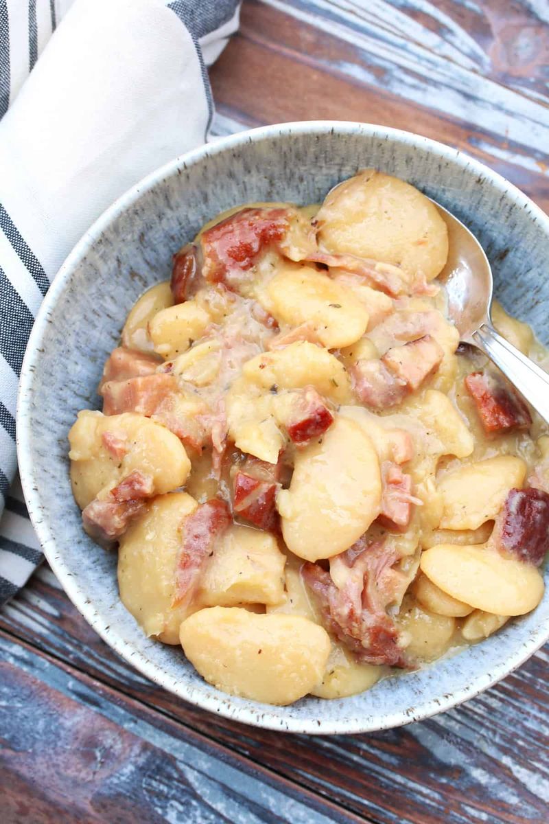 Butter Bean and Bacon Skillet