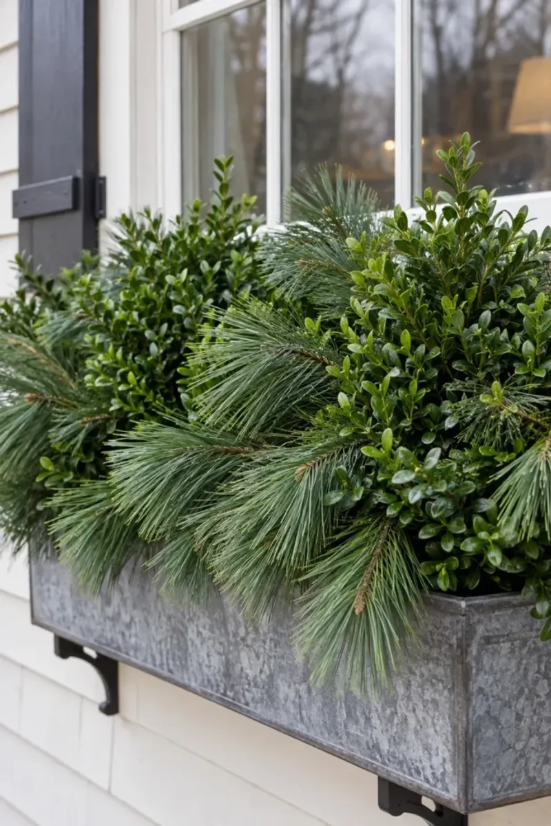 Monochromatic Winter Greens