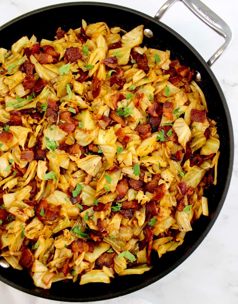 Fried Cabbage with Bacon