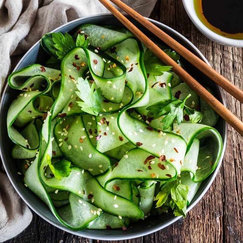 Snap Pea And Cucumber Salad