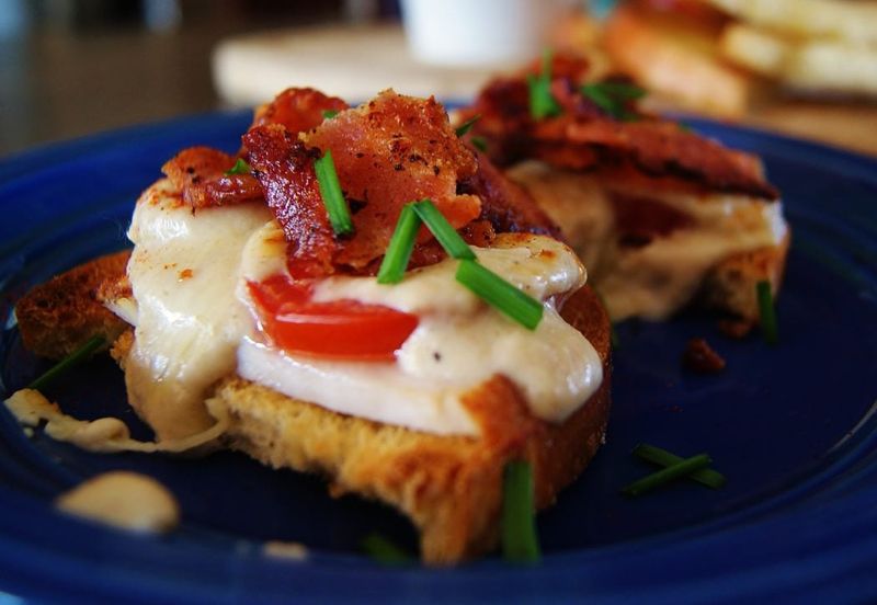 Mini Kentucky Hot Browns (Toast Points)