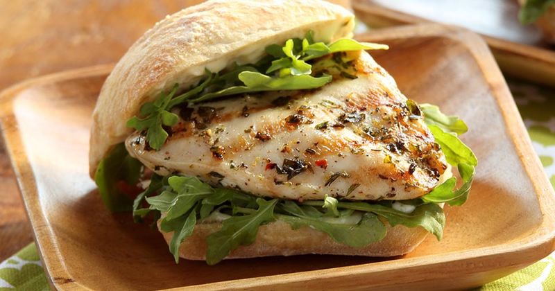 Lemon Herb Grilled Chicken Sandwich