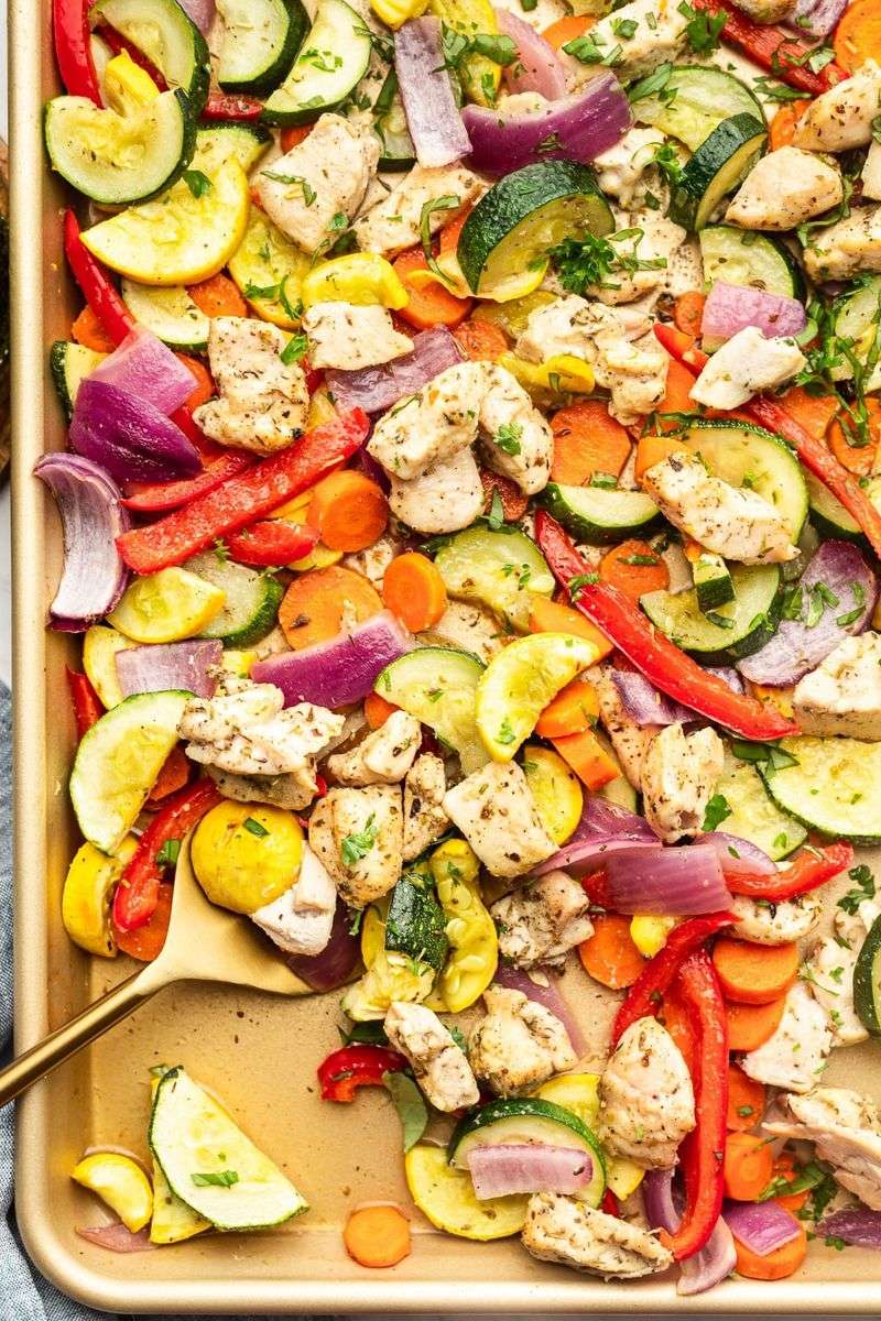Sheet Pan Chicken with Roasted Vegetables