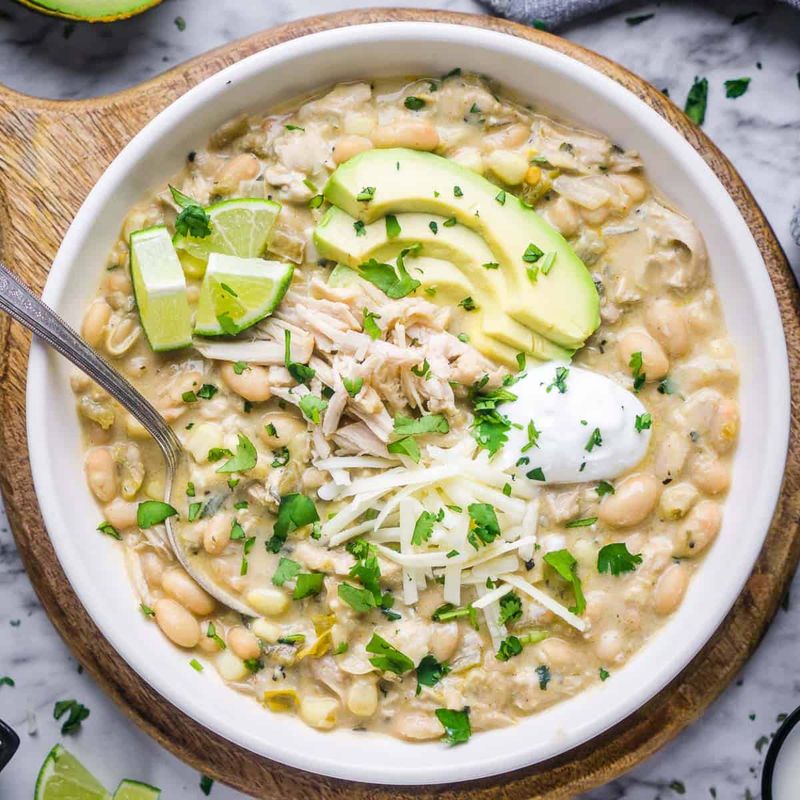 Classic White Chicken Chili With Cannellini Beans