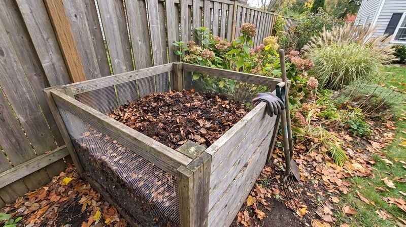 Make a separate leaf pile if you prefer