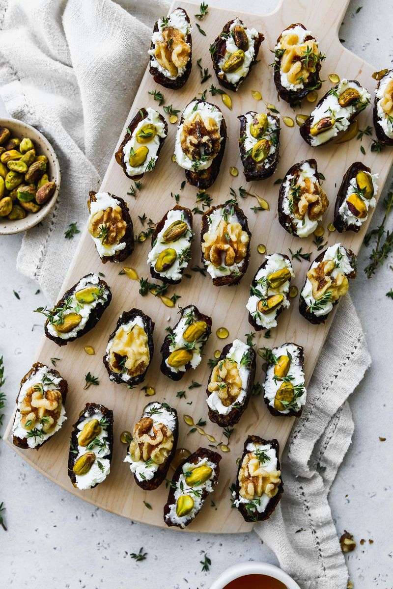 Goat Cheese Stuffed Dates