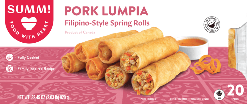 Summ! Pork Lumpia Filipino Style Spring Rolls