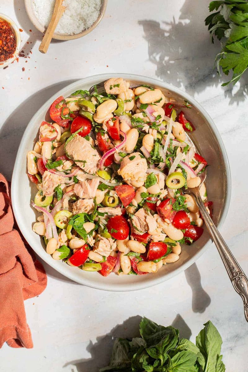 Tuna + White Bean Salad Bowl