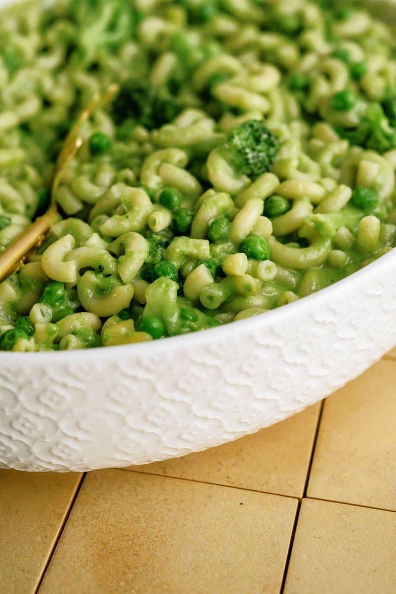 Green Mac and Cheese