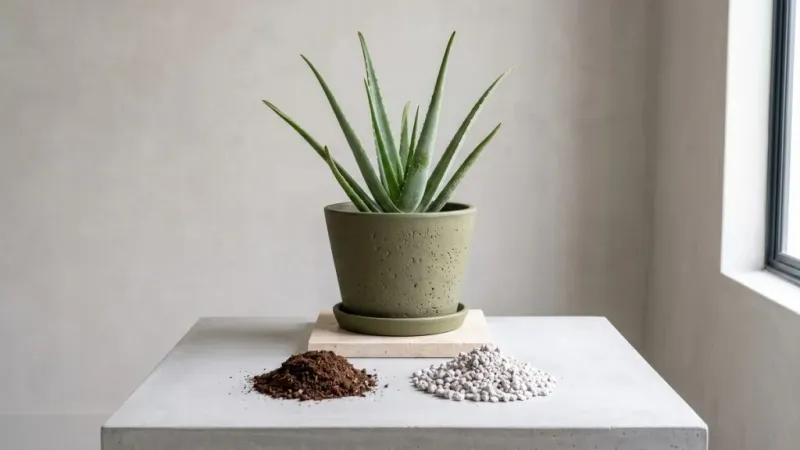 Repot Into a Gritty Cactus Mix