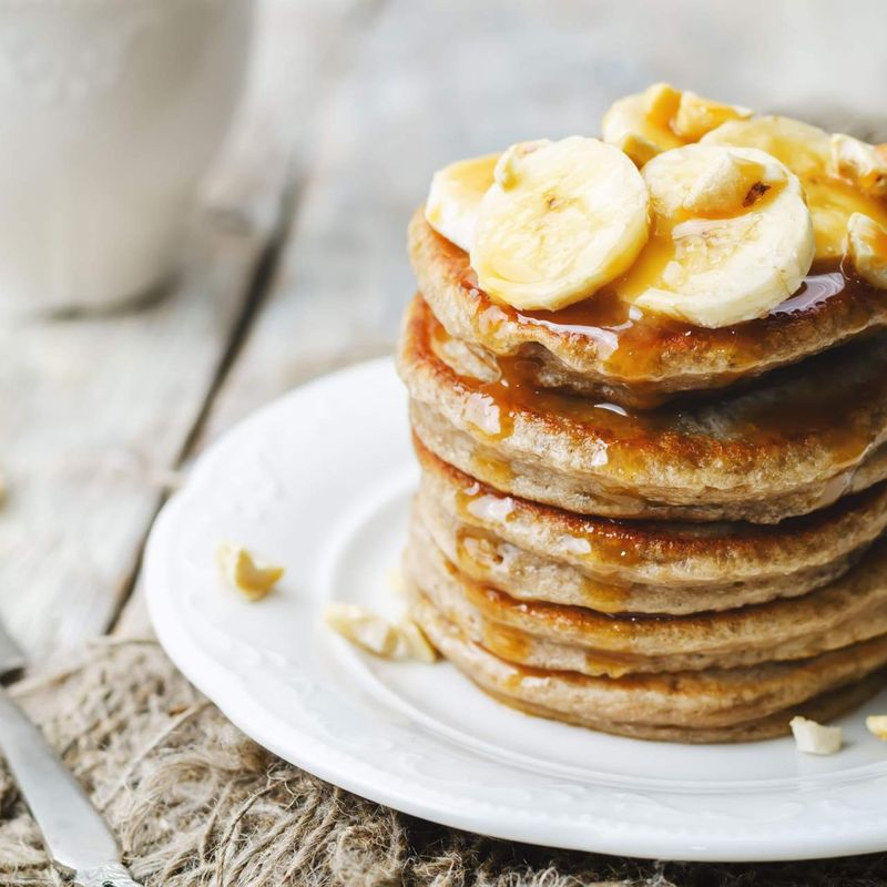 Banana Oat Pancakes