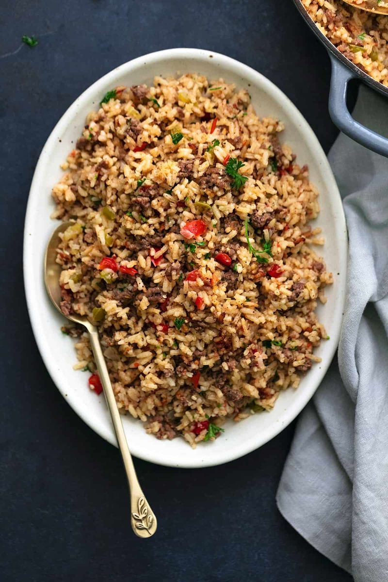 Sauerkraut “Dirty” Rice