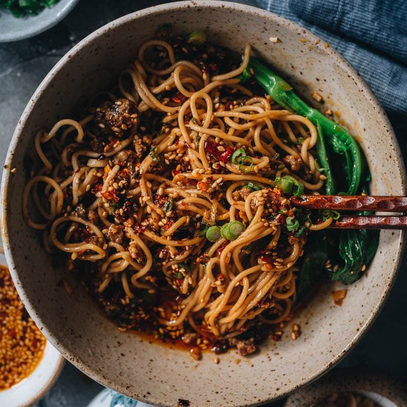 Dan Dan Noodles with Serious Flavor