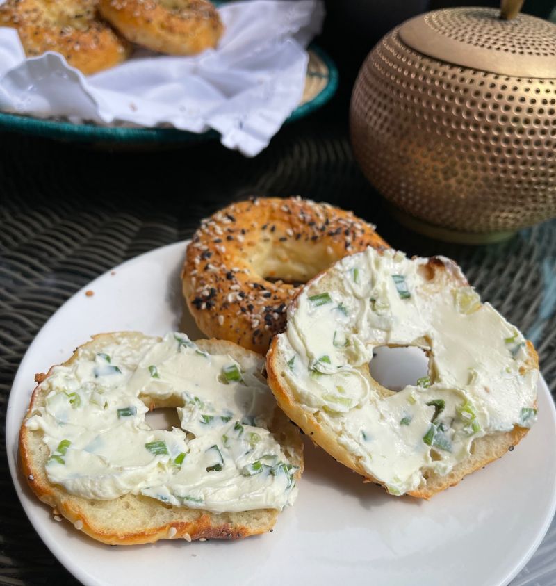 Cream Cheese And Scallion Bagel Spread