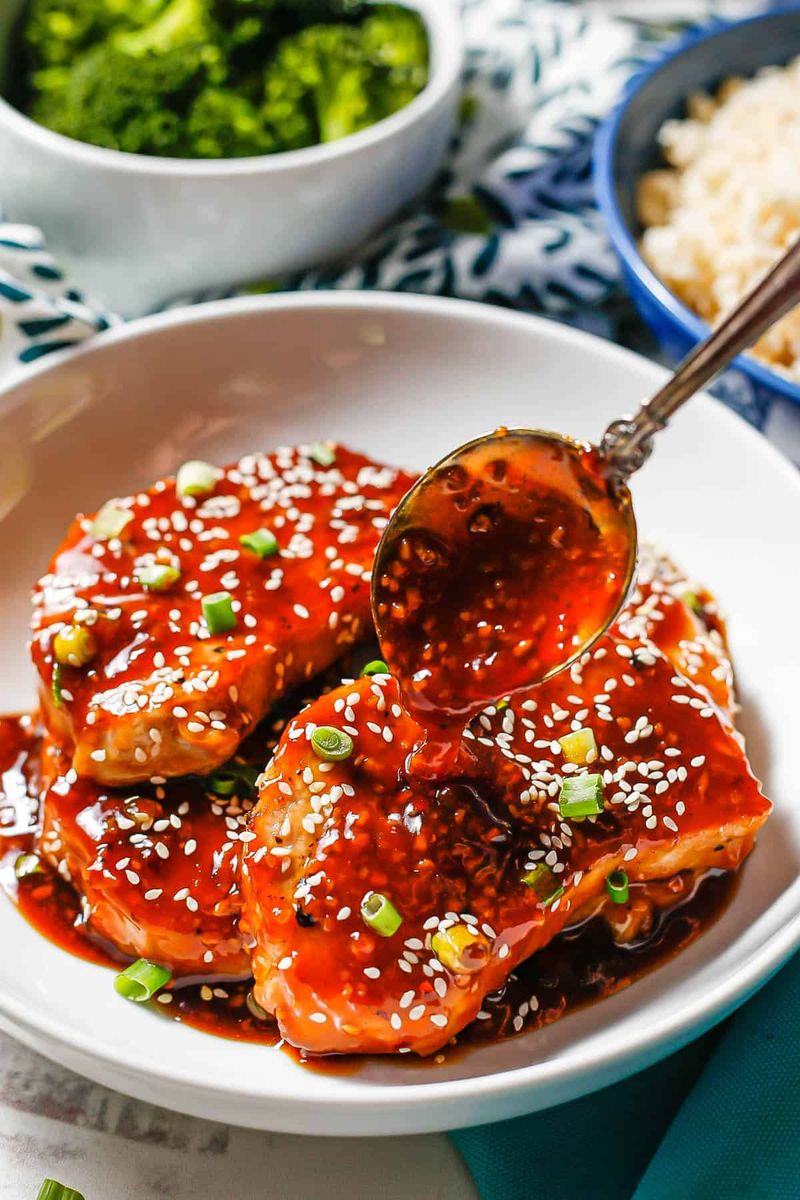 Honey Garlic Pork Chop Skillet