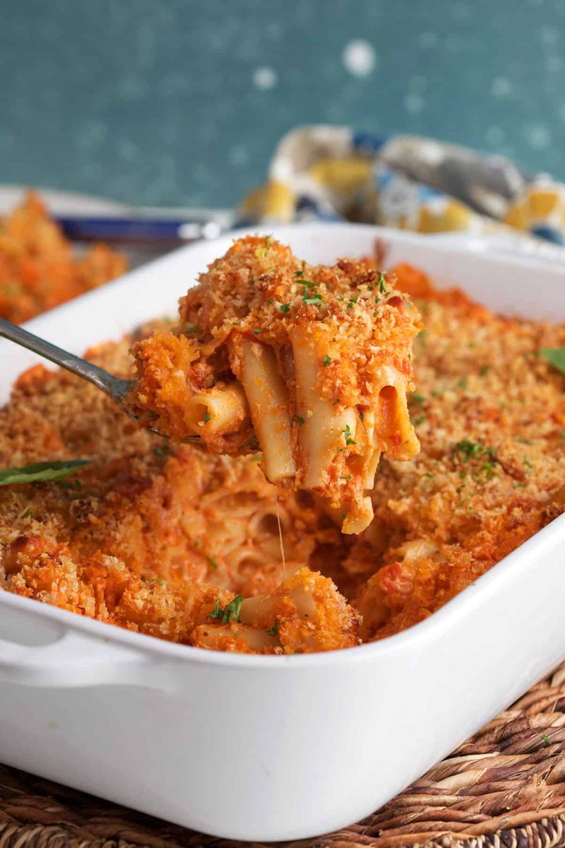 Crispy Topped Baked Ziti