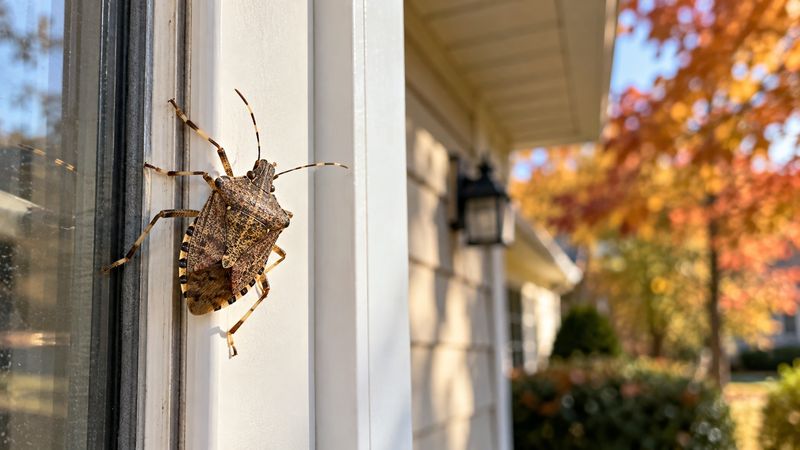 House gaps offer brown marmorated stink bugs protected shelter