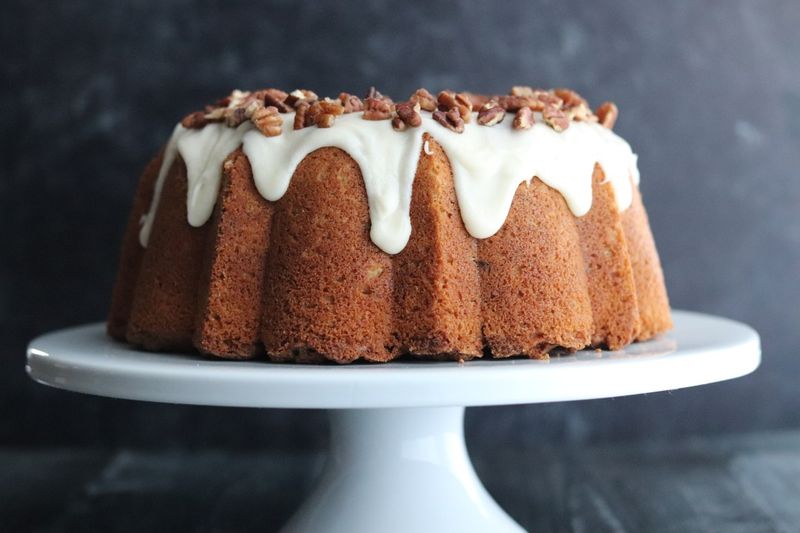 Cinnamon Pecan Breakfast Bundt Cake