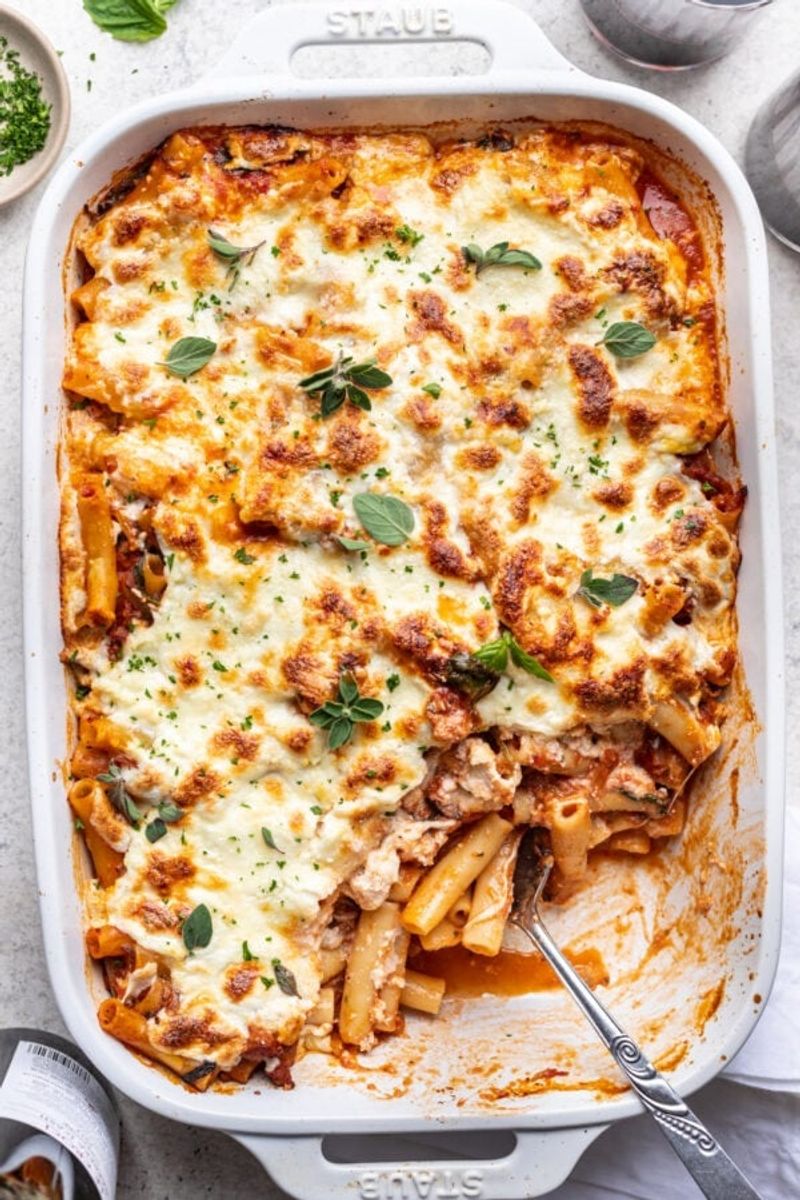 Cheesy Sausage and Ricotta Pasta Bake