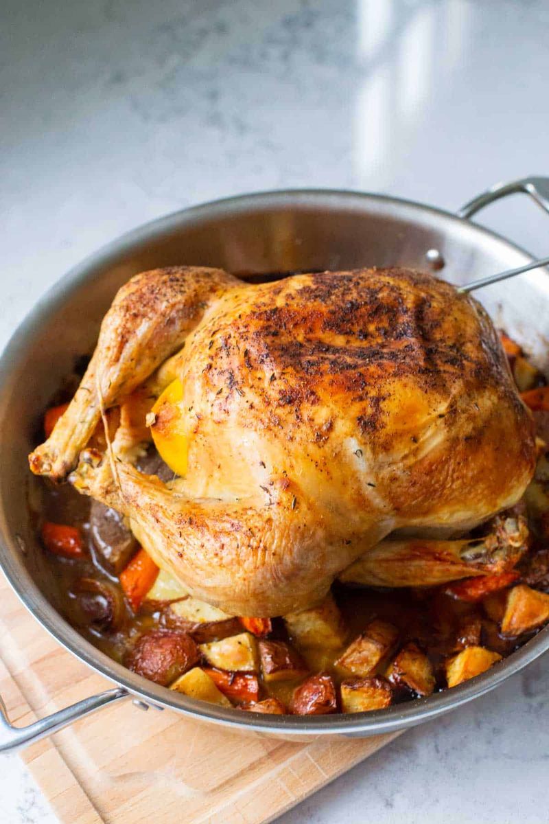 Roast Chicken With Vegetables