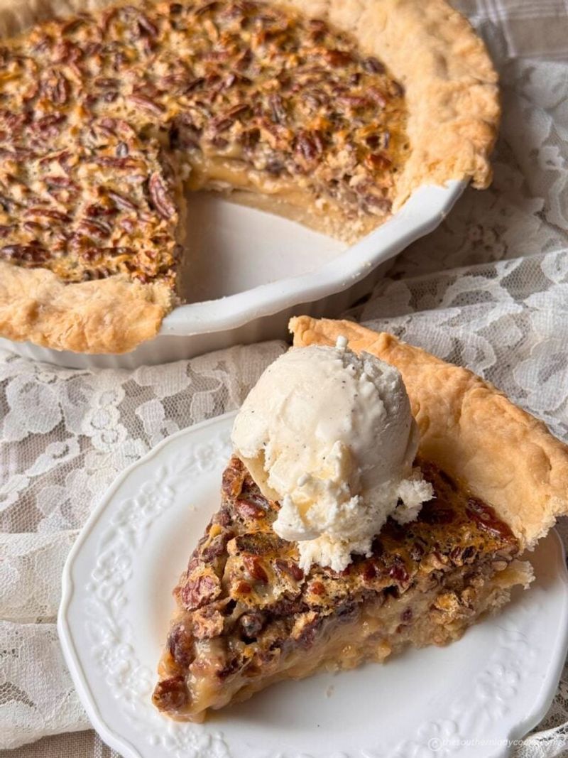 Condensed Milk Pecan Pie