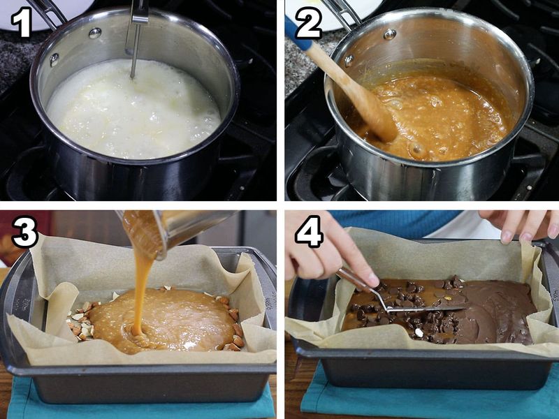 Toffee, brittle, caramel, or oven candy-making