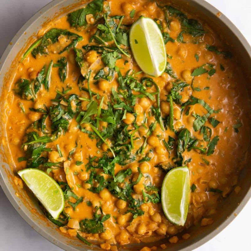 Chickpea Spinach Curry