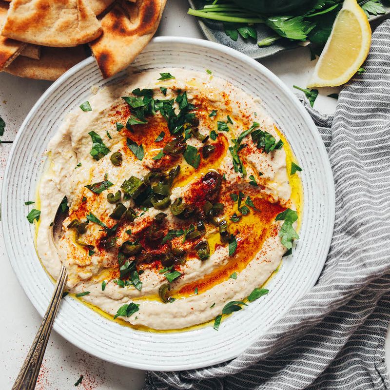 White Bean Dip With Pine Nuts
