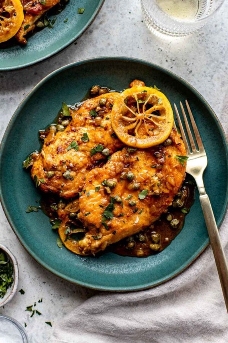 Lemon Chicken with Capers and White Wine