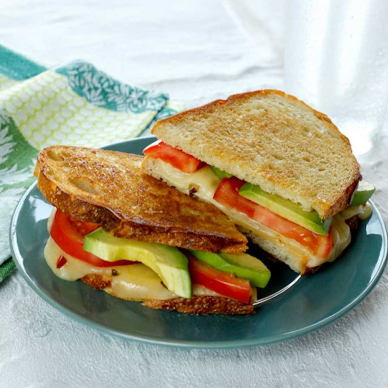 California – Sourdough Grilled Cheese with Jack and Cheddar